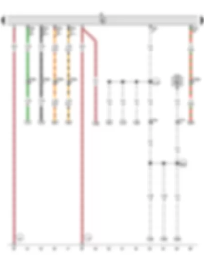 Wiring Diagram  VW GOLF 2012 - Power and control electronics for electric drive