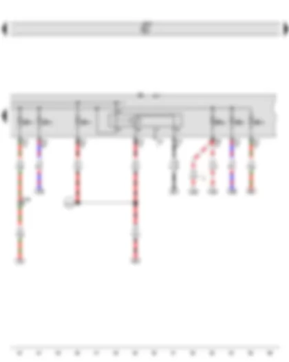 Wiring Diagram  VW GOLF 2013 - Main relay - Fuse holder B