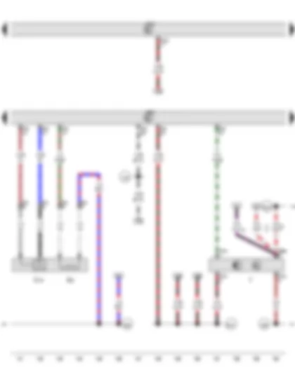 Wiring Diagram  VW GOLF 2013 - Brake light switch - Lambda probe after catalytic converter - Engine control unit