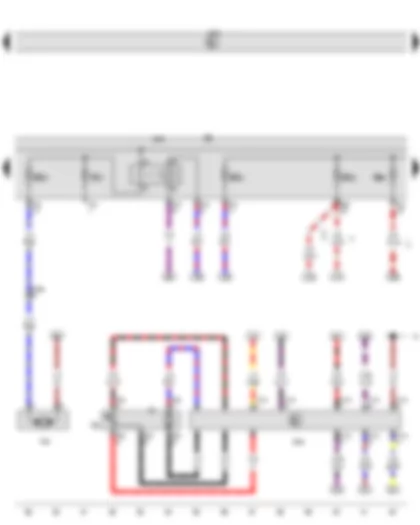 Wiring Diagram  VW GOLF 2013 - Fuel gauge sender - Fuel system pressurisation pump - Additional coolant pump relay - Fuel pump control unit - Fuse holder B - Coolant circulation pump