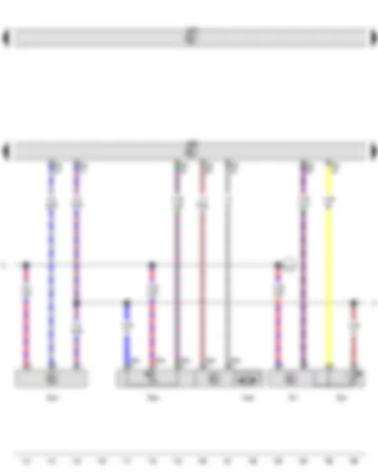 Wiring Diagram  VW GOLF 2013 - Intake air temperature sender - Intake manifold pressure sender - Fuel pressure sender - Position sender for charge pressure positioner - Engine control unit - Charge pressure positioner