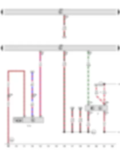 Wiring Diagram  VW GOLF 2012 - Brake light switch - Engine control unit - Coolant circulation pump 2