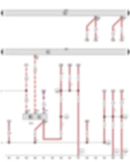 Wiring Diagram  VW GOLF 2012 - Clutch position sender - Engine control unit