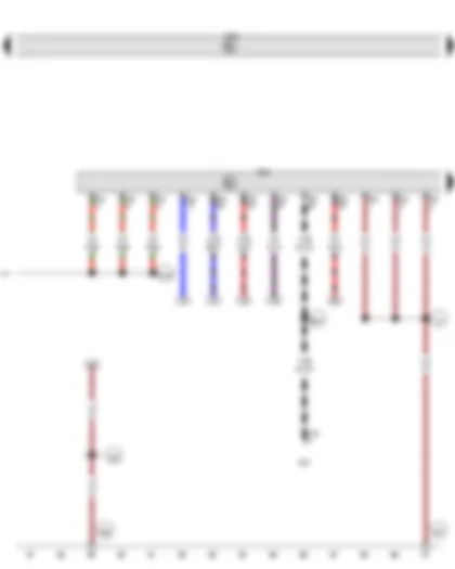 Wiring Diagram  VW GOLF 2013 - Engine control unit