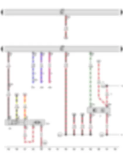 Wiring Diagram  VW GOLF 2013 - Brake light switch - Electric fuel pump 2 relay - Engine control unit - Fuel pump 2
