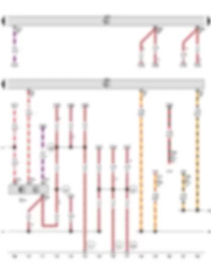 Wiring Diagram  VW GOLF 2013 - Clutch position sender - Engine control unit