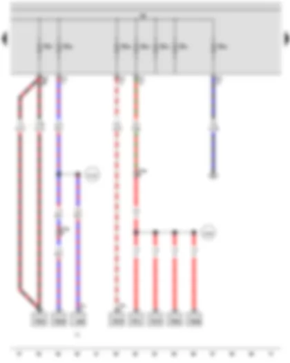 Wiring Diagram  VW GOLF 2012 - Fuse holder B - Fuse 27 on fuse holder B - Fuse 38 on fuse holder B - Fuse 39 on fuse holder B - Fuse 40 on fuse holder B - Fuse 42 on fuse holder B