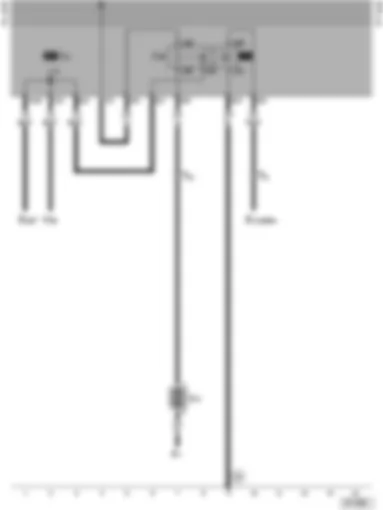 Wiring Diagram  VW GOLF 1995 - Headlight washer system