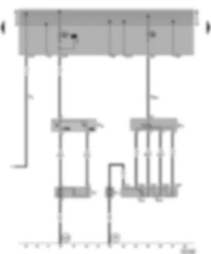Wiring Diagram  VW GOLF 1997 - Fresh air blower - radiator fan