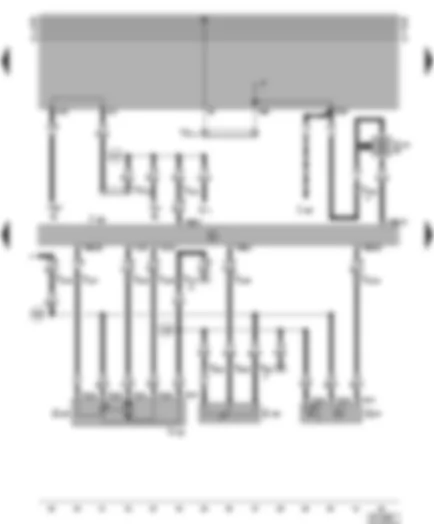 Wiring Diagram  VW GOLF 2002 - Motor for centre vent - photo sensor - Climatronic fuse