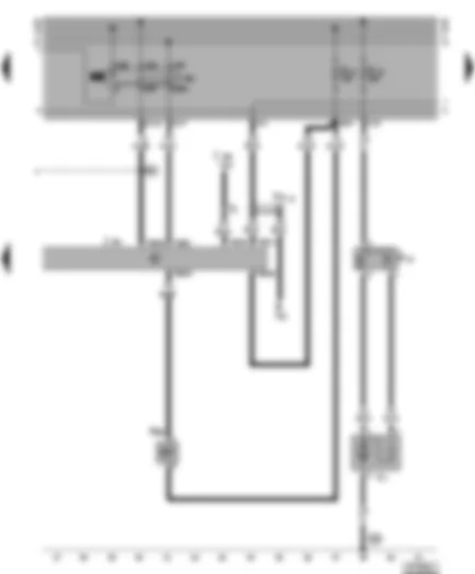Wiring Diagram  VW GOLF 1998 - Simos control unit - activated charcoal filter system solenoid valve