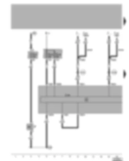 Wiring Diagram  VW GOLF 1999 - ABS control unit with EDL - brake light switch