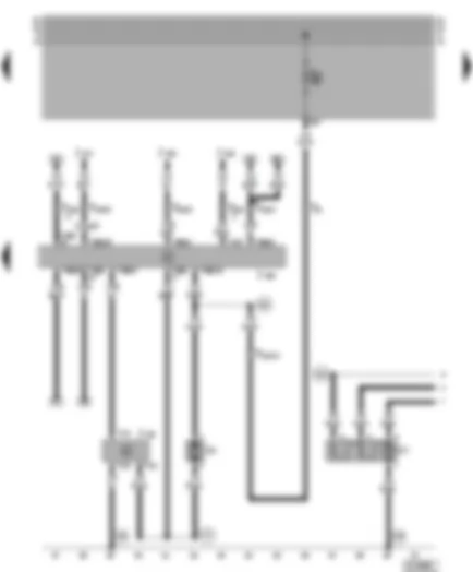 Wiring Diagram  VW GOLF 1996 - Fresh air blower - blower control unit - radiator fan