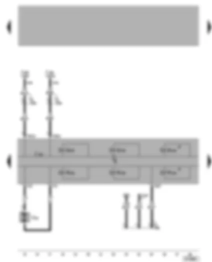 Wiring Diagram  VW GOLF 2000 - ABS control unit with EDL - ABS hydraulic pump