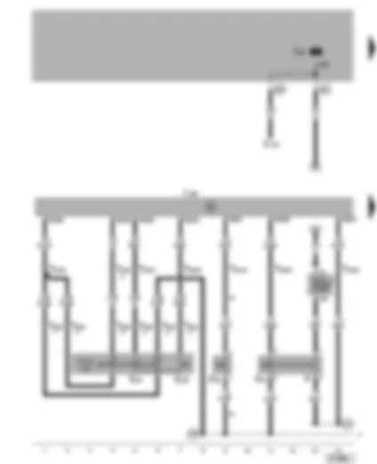 Wiring Diagram  VW GOLF 2001 - Motronic control unit - cruise control system switch - clutch pedal switch - cruise control system brake pedal switch - brake light switch