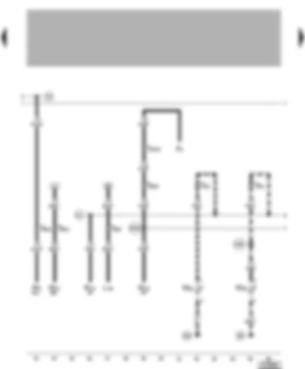 Wiring Diagram  VW GOLF 2000 - Left brake light - rear fog light - left reversing light - left tail light - rear left turn signal - high level brake light