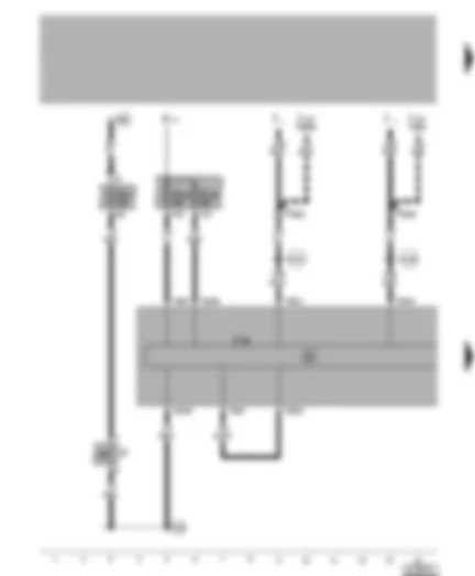 Wiring Diagram  VW GOLF 1998 - ABS control unit with EDL - brake light switch