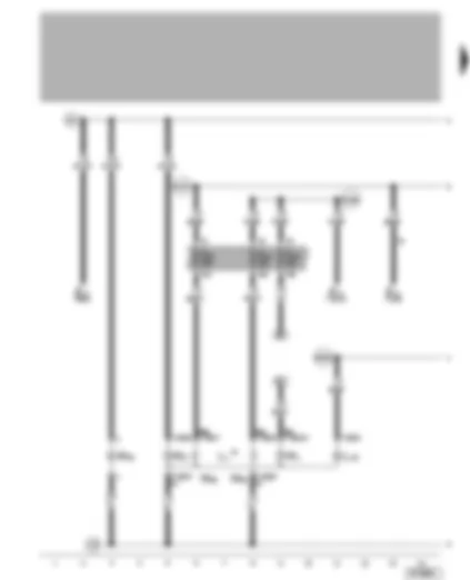 Wiring Diagram  VW GOLF 2006 - Left fog light - left headlight - left side light - front left turn signal 