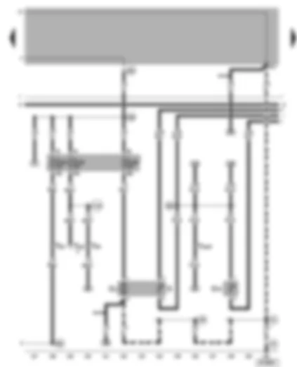 Wiring Diagram  VW GOLF 2000 - Fuel pump - fuel gauge sender - coolant shortage indicator sender