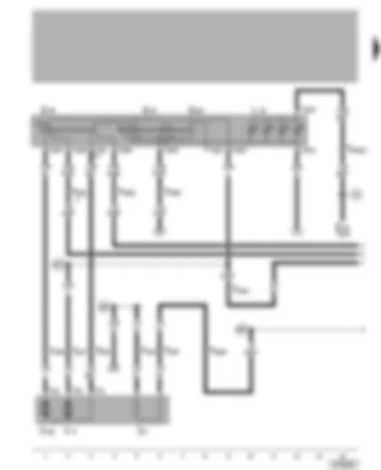 Wiring Diagram  VW GOLF 2006 - Mirror adjustment switch - electrically adjustable exterior mirror for driver