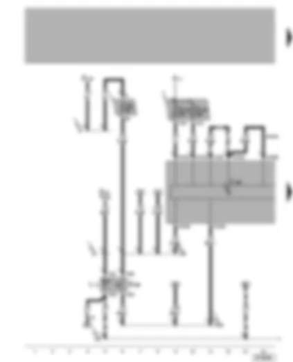 Wiring Diagram  VW GOLF 2001 - ABS/ABS control unit with EDL/ ASR/ ESP - TCS and ESP button