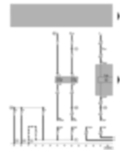 Wiring Diagram  VW GOLF 2001 - Dash panel insert - self-diagnosis connection