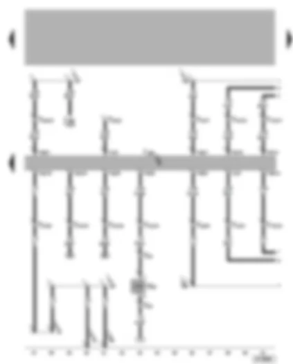 Wiring Diagram  VW GOLF 2002 - Climatronic control unit - air conditioning system magnetic coupling