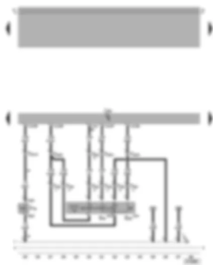 Wiring Diagram  VW GOLF 2003 - Simos control unit - cruise control system switch - clutch pedal switch