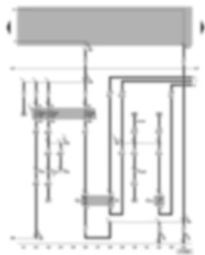 Wiring Diagram  VW GOLF 2006 - Fuel pump - fuel gauge sender - coolant shortage indicator sender