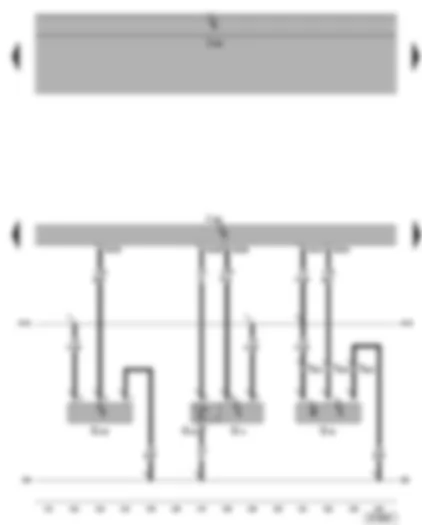 Wiring Diagram  VW GOLF 2004 - Motronic control unit - Hall sender - intake air temperature sender - intake manifold pressure sender - fuel pressure sender