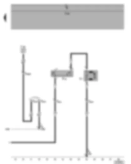 Wiring Diagram  VW GOLF 2005 - Radiator fan - radiator fan thermal switch