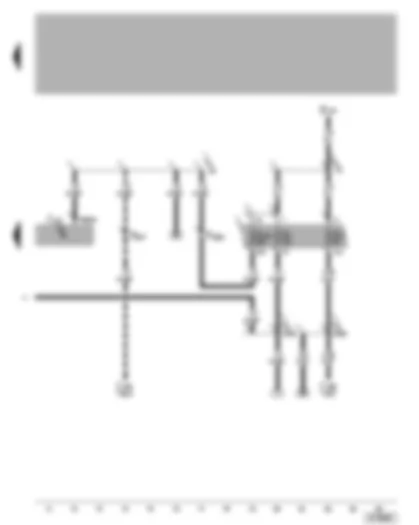 Wiring Diagram  VW GOLF 2000 - Automatic gearbox control unit