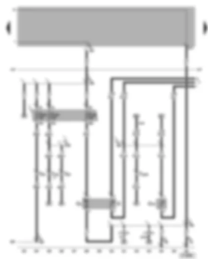 Wiring Diagram  VW GOLF 2005 - Fuel pump - fuel gauge sender - coolant shortage indicator sender