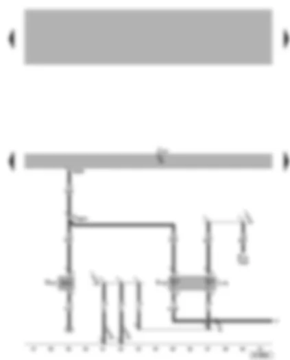 Wiring Diagram  VW GOLF 2004 - Automatic gearbox control unit - selector lever lock solenoid