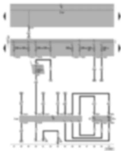 Wiring Diagram  VW GOLF 2004 - Fuel pump control unit - fuel gauge sender - fuel pump