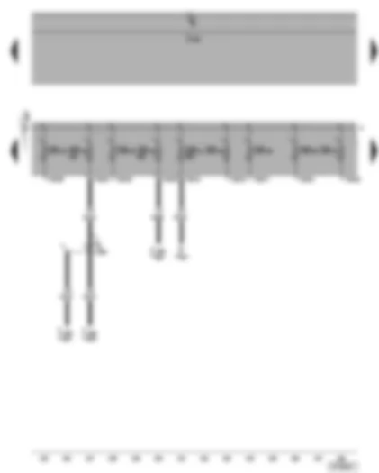 Wiring Diagram  VW GOLF 2004 - Fuse SB23 - SB24 - SB25 - SB30 - SB31 - SB34 - SB35 - SB36 - SB37