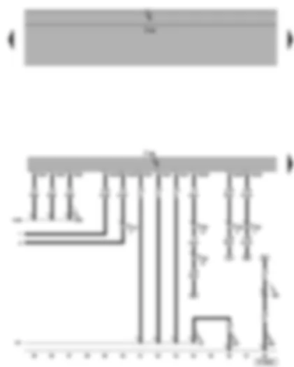 Wiring Diagram  VW GOLF 2004 - Diesel direct injection system control unit