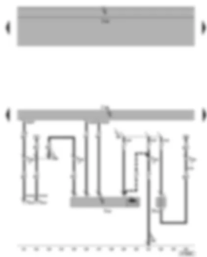 Wiring Diagram  VW GOLF 2004 - Diesel direct injection system control unit - intake manifold flap motor - heater element for crankcase breather