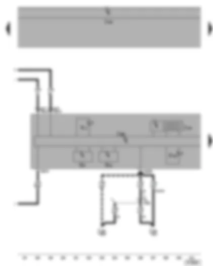 Wiring Diagram  VW GOLF 2005 - Dash panel insert - rev. counter - speedometer - alternator warning lamp - glow period warning lamp - multifunction display