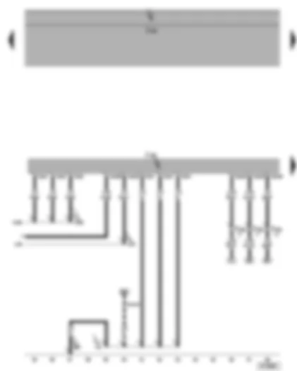 Wiring Diagram  VW GOLF 2004 - Motronic control unit