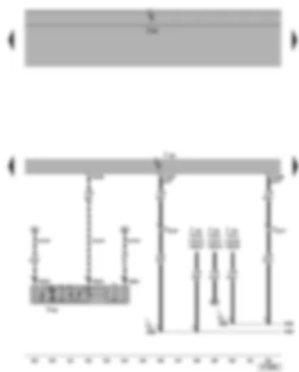 Wiring Diagram  VW GOLF 2006 - Motronic control unit - vacuum pump for brakes