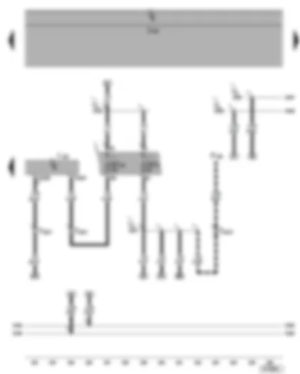 Wiring Diagram  VW GOLF 2004 - Motronic control unit