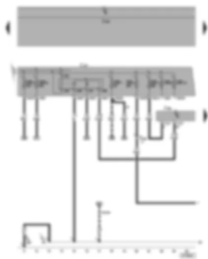 Wiring Diagram  VW GOLF 2004 - Simos control unit - terminal 30 voltage supply relay
