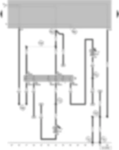 Wiring Diagram  VW GOLF 2001 - Ignition/starter switch