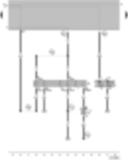 Wiring Diagram  VW GOLF 2003 - Ignition/starter switch - Brake light switch