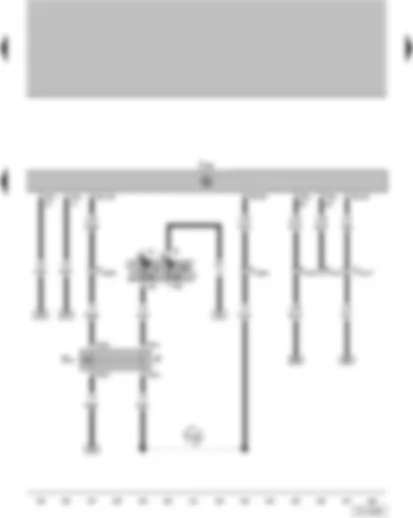 Wiring Diagram  VW GOLF 2010 - Brake light switch - Brake pedal switch - Diesel direct injection system control unit