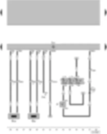 Wiring Diagram  VW GOLF 2001 - Brake Light Switch - Vehicle Speed Sensor (VSS) - Sensor for transmission RPM - Transmission Control Module