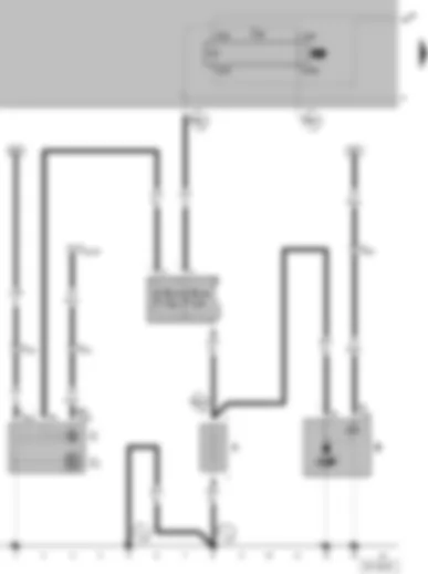 Wiring Diagram  VW GOLF 2006 - Battery - Starter - Generator (GEN) - Voltage Regulator (VR) - Load Reduction Relay