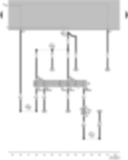 Wiring Diagram  VW GOLF 2006 - Ignition/starter switch