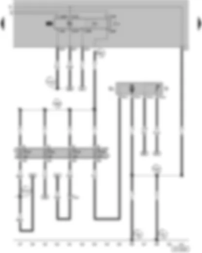 Wiring Diagram  VW GOLF 2012 - Sender for fuel gauge - Fuel Pump (FP) - Fuel Pump (FP) Relay